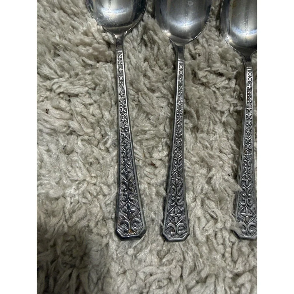 Interpur FLORENZ Stainless Steel Flatware Set 38 Piece Japan Settings MCM
